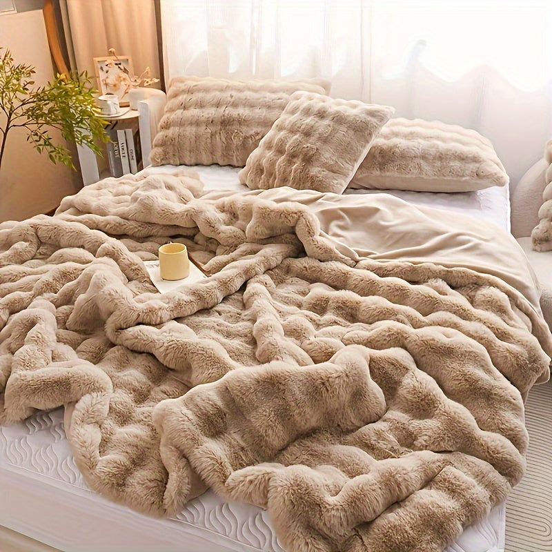 Hjemix | Premium Fleece Teppe med Elegant Design