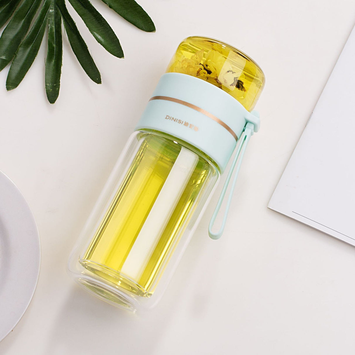 Hjemix teinfuser i krystallklart glass