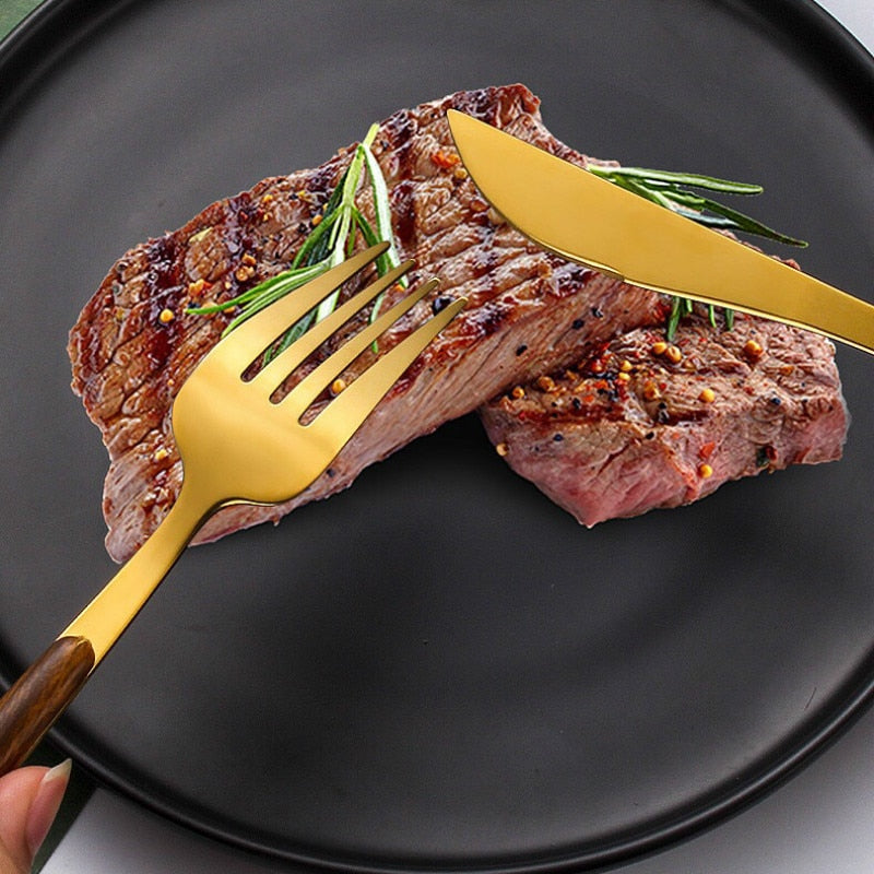 Hjemix | Trehåndtak Bestikksett