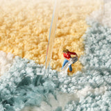 Hjemix | Feblilac Get Naked White Floor Bathroom Mat, 50x80cm Bathroom Rug, Plush Water-Absorbent, Non-Slip Toilet Mat, Artificial Bathroom Mats, Best Bath Rugs