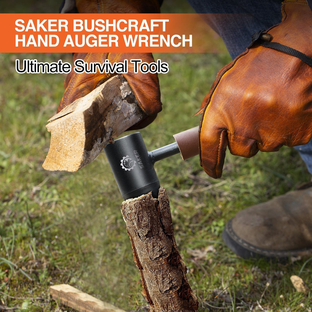 Hjemix | SAKER® UPGRADE BUSHCRAFT HÅND DRILL SKYVER
