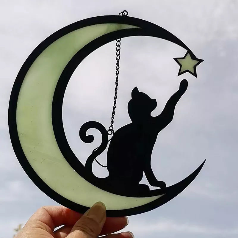 Hjemix | Moon Black Cat Dekorasjoner