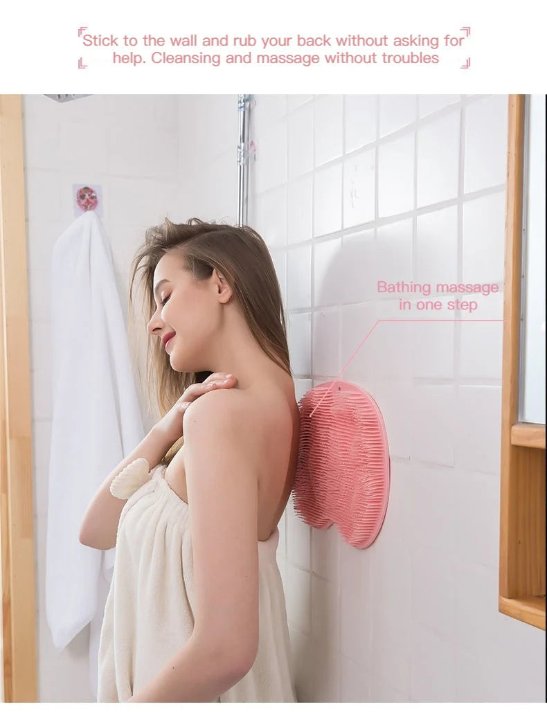 Hjemix | Dusj fot- og ryggskraper, massasjepad