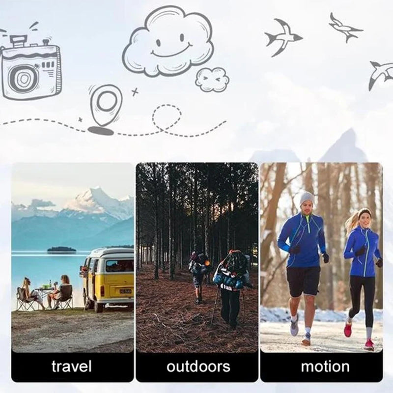 Hjemix | Sport Hip Bag Justerbar med Glidelåslommer