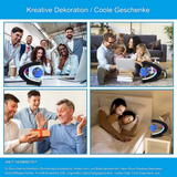 Hjemix | Armstrong | Magnetisk Levitasjon Flytende Globe Lampe med LED Verdenskart