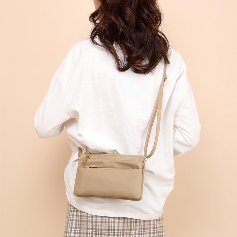 Hjemix | Multilayer Nylon Crossbody Bag