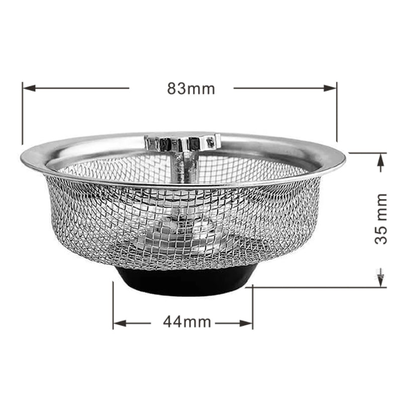 Hjemix | Erstatningsfilter til vask i rustfritt stål