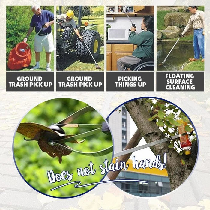 Hjemix | Folds langt håndtak aluminium legering objekt plukker