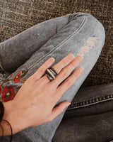 Hjemix | Monaco Design Luksuriøs Statement Stabil Ring For Kvinner