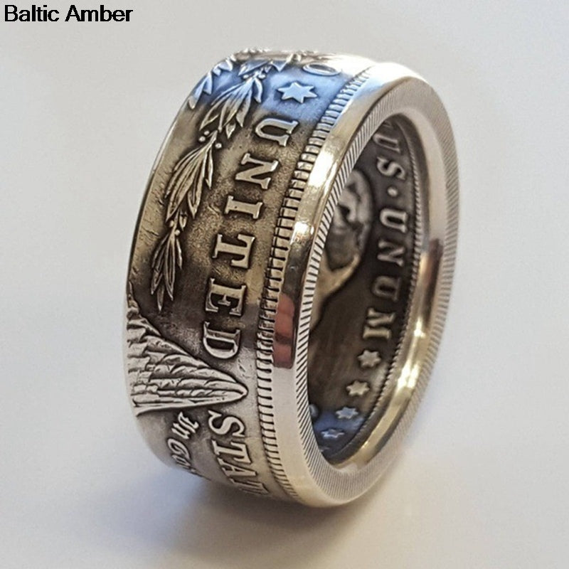 Hjemix | Morgan Silver Dollar Mynt Ring