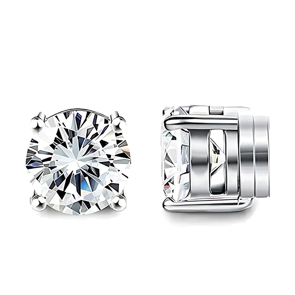Hjemix | Premium Unisex Magnetisk Krystall Design Stud Øreringer