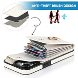 Hjemix | Læderlommebok med ring og snor for iPhone