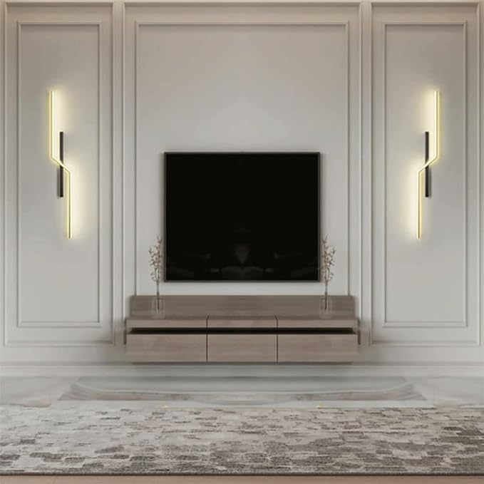 Hjemix | Linjer Kreativ LED Moderne Minimalistisk Vegglampe Dekorative Vegglamper Belysning