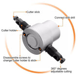 Hjemix | Nibbler Cutter Drill Attachment Dobbel Hode Metallplate
