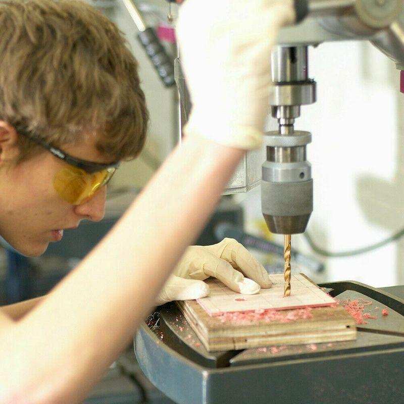 Hjemix | Stål titanbelagt spiralbor (99 deler)