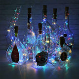 Hjemix | LED Flaske Lys Kork Nattlys DIY Dekorativ Gave