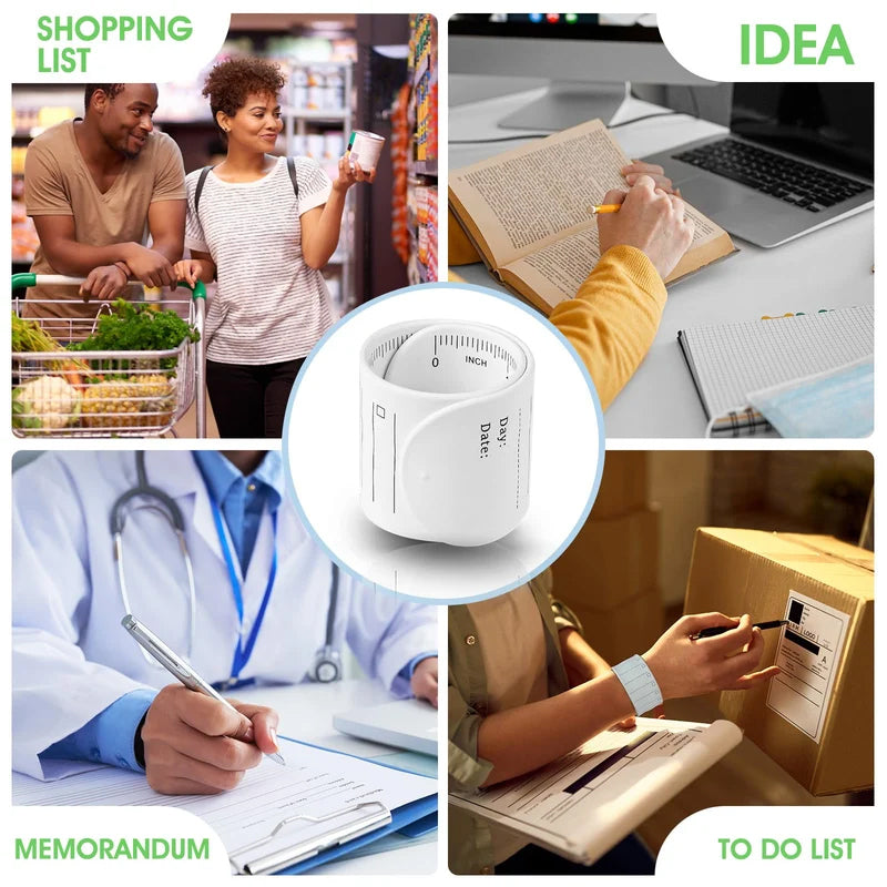 Hjemix | Gjenvinnbar Silikon Memo Armbånd