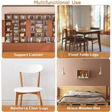 Hjemix | Universal Rustfritt Stål Møbel Krok Kople (10 deler)