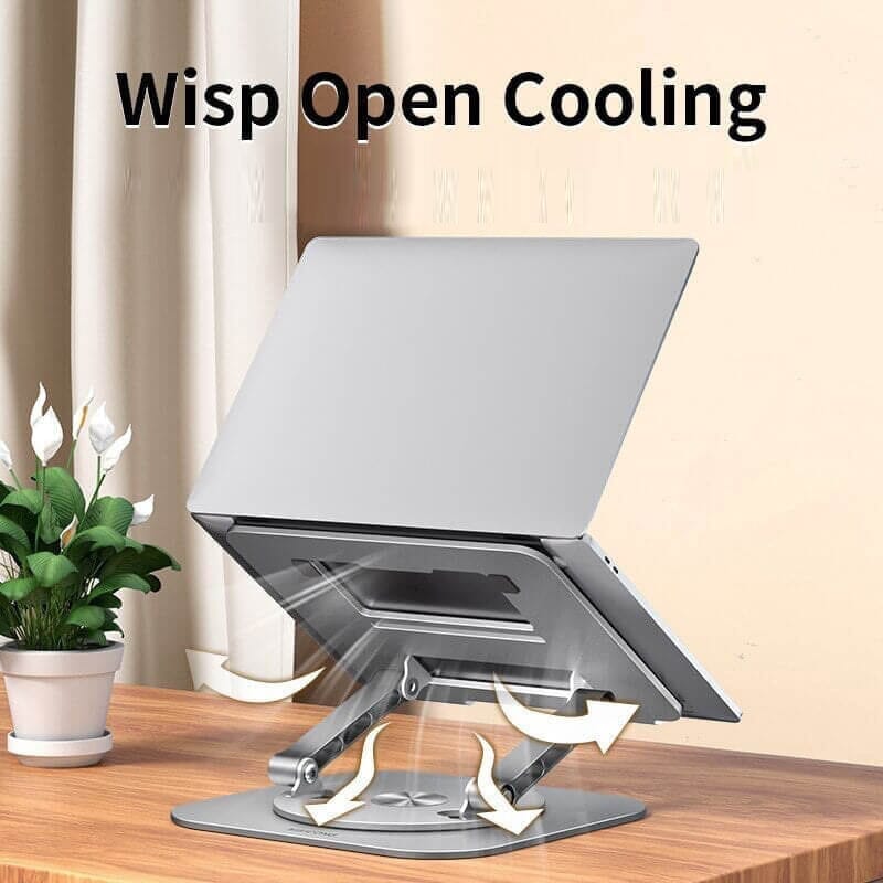 Hjemix | Laptop Stativ Aluminiumlegering Roterende Ramme