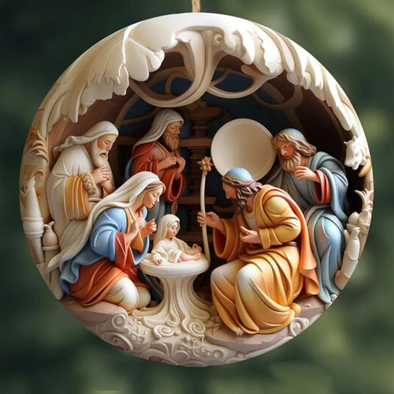 Hjemix | Juleornament med nativity