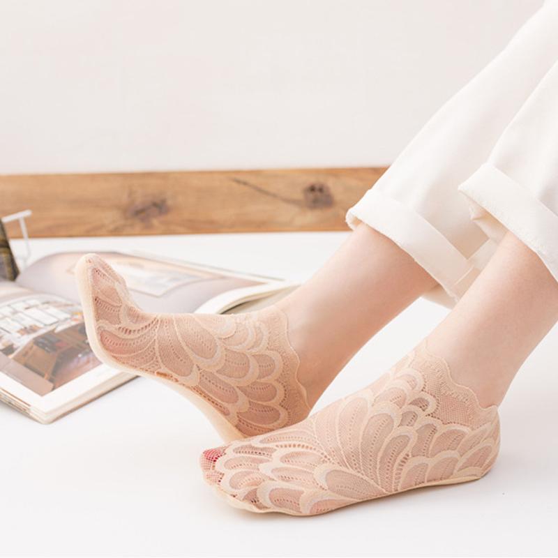 Hjemix | Fantastiske Krystall Påfugl Strømper