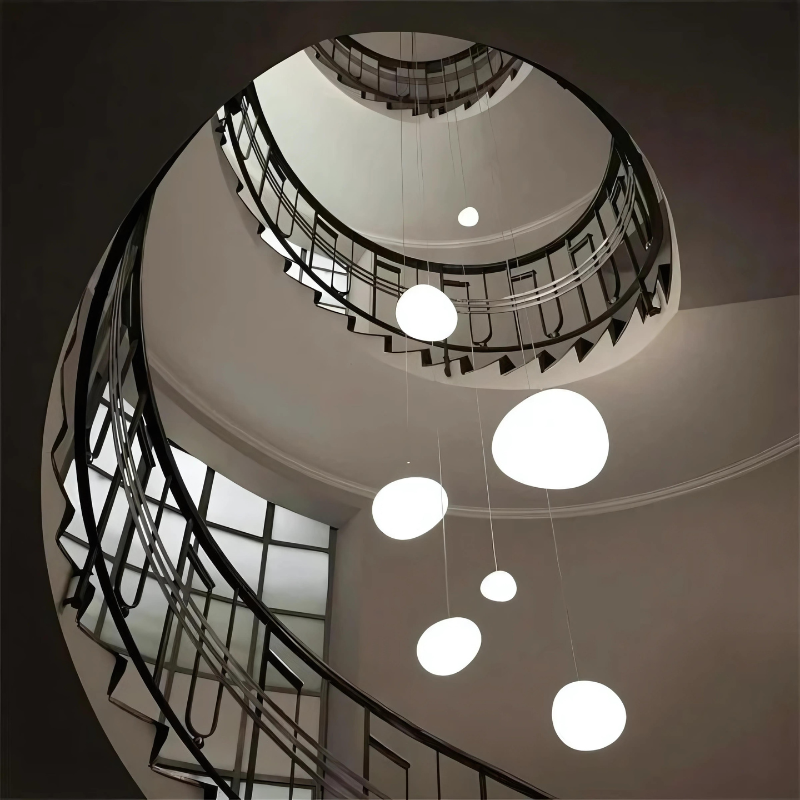 Hjemix | Elegant Glass Pebble Pendant Light