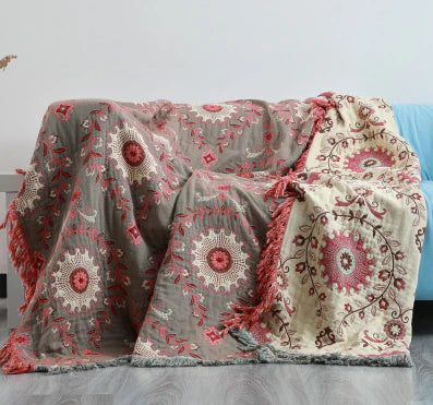 Hjemix | Vendbar Skandinavisk Fugl Teppe - NordicNest