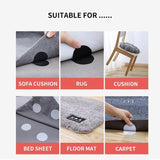 Hjemix | Rug Anchors Teppe Antisklibrikk og Løkker (5 deler/Boks)