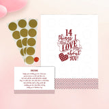 Hjemix | Valentine's Scratching Advent "14 Ting Jeg Elsker Med Deg!"