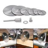 Hjemix | Sett med 6 stk metall HSS sirkelsagblad