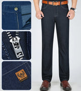 Hjemix | Mulberry Silke Høy Elastisk Jeans