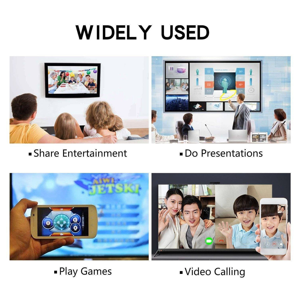 Hjemix | HDMI Monitor adapter kabel for iPhone/Android til TV