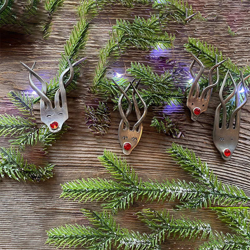 Hjemix | Morsom Gaffel Reinsdyr Ornament