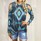 Hjemix | Trykt Langermet Crewneck Langermet T-skjorte