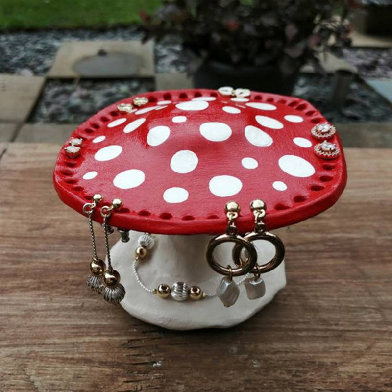 Hjemix | Søte sopp øredobbholdere