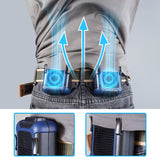 Hjemix | USB oppladbar bærbar hoftevifte