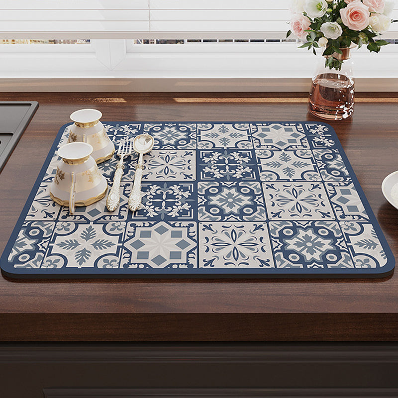 Hjemix | Retro Hurtigtørkende Vanntett Matte for Kjøkken-Bar-benkeplater