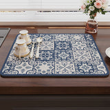 Hjemix | Retro Hurtigtørkende Vanntett Matte for Kjøkken-Bar-benkeplater