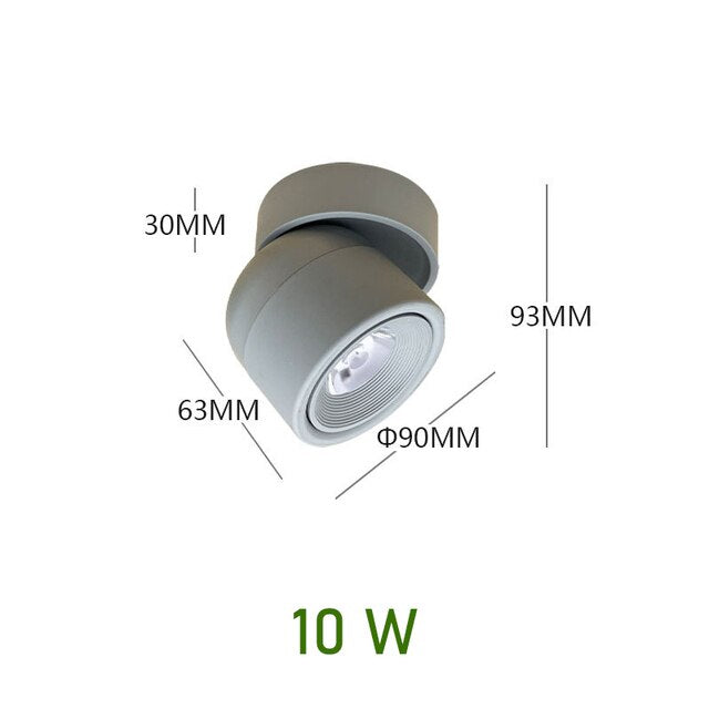 Hjemix | NordicLuxe – Minimalist LED spotlight med Fint Design