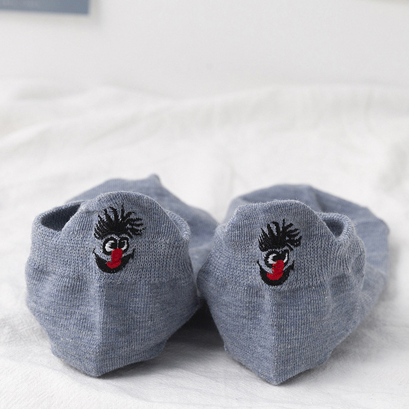 Hjemix | Sesamstraat broderte crew sokker (10 par)