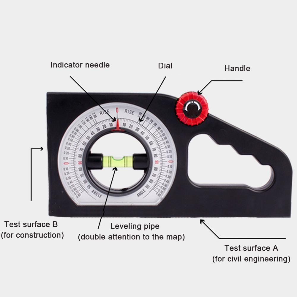 Hjemix | Neigung Horisontal Vertikal Vinkel Fasevinkel Meter Neigung Meter