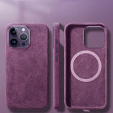 Hjemix | Italiensk Alcantara Magnetisk Etui for Iphone