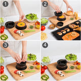 Hjemix | Hirundo 1-2-3 Burger Presse Patty Maker