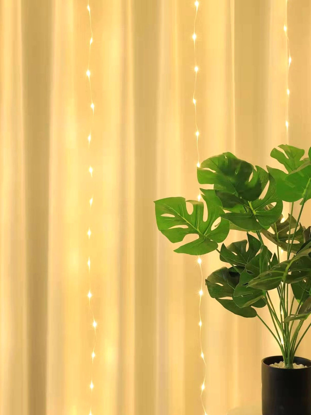 Hjemix | 120 LED 2 x 2M Gardin Lyslenker - Ny Belysning