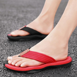 Hjemix | Behagelige herre ortopediske tøfler, støttende og komfortable