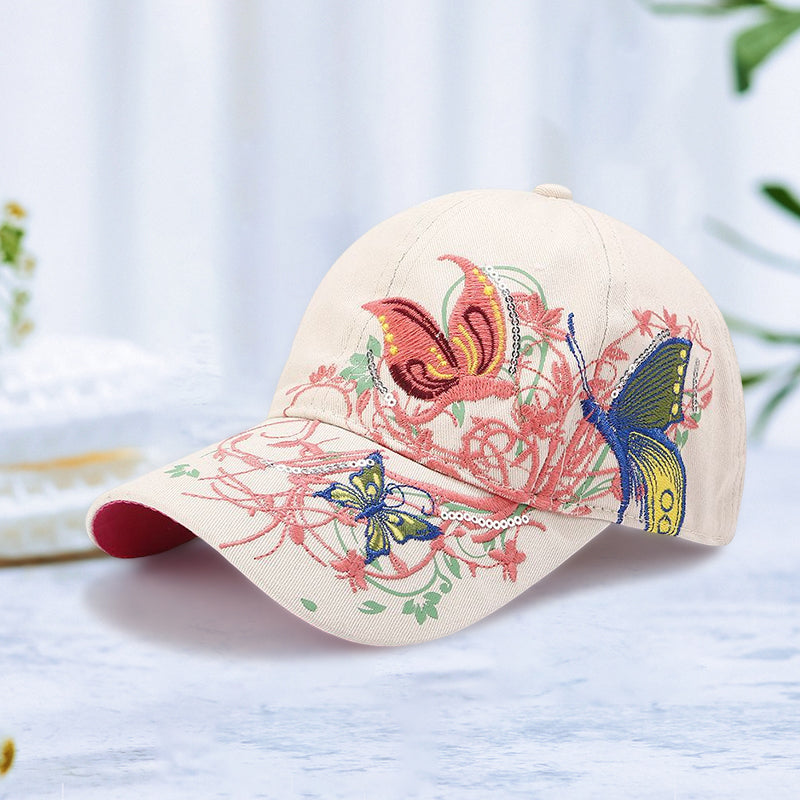 Hjemix | Justerbar Pustende Brodert Solhatt