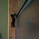 Hjemix | Svart katt dør hjørneskilt dekorasjon