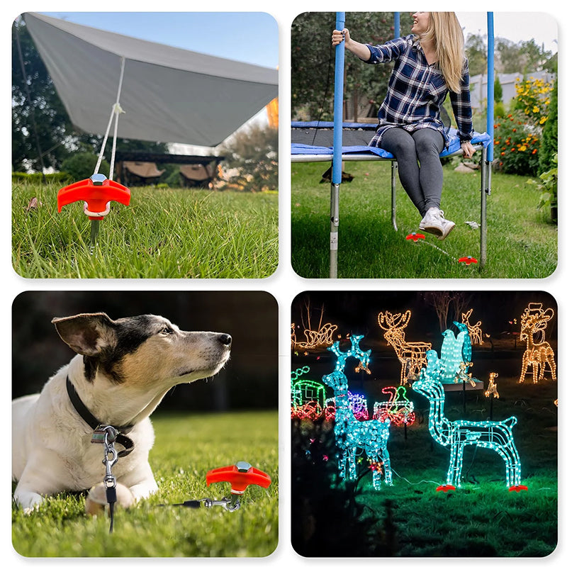 Hjemix | Luminous Carbon Steel Hexagonal Spiral Fluorescent Nail