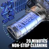 Hjemix | Bærbar trådløs håndholdt støvsuger, syklon suge trådløs støvsuger, oppladbar støvsuger med sterk sugeevne egnet for biler/kontorer/hjem