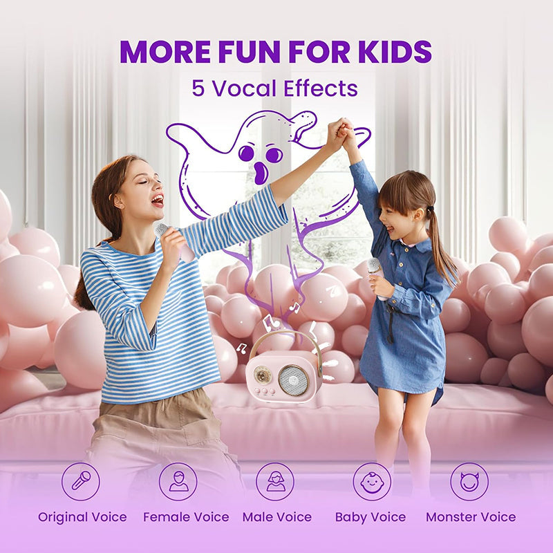 Hjemix | Bærbar Bluetooth-høyttaler med trådløs mikrofon